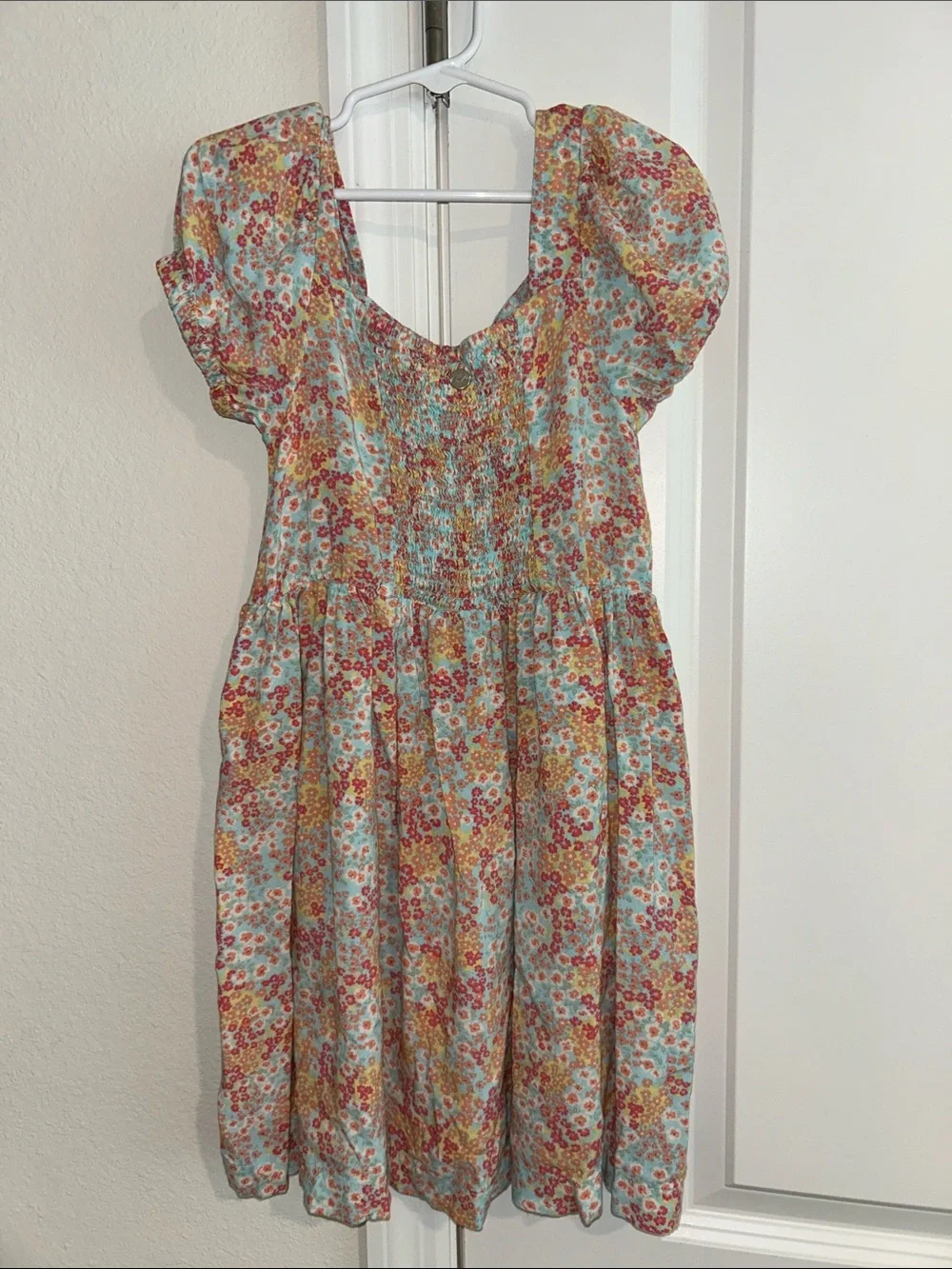 Girls Dresses set of 5 medium - Bright Multicolor